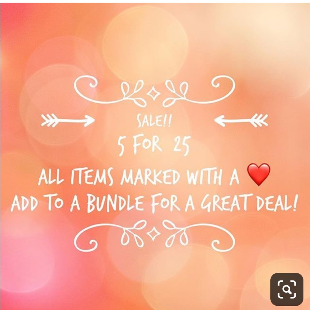 Items ♥️ are 5 for $25
